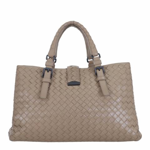 Sell Bottega Veneta Small Intrecciato Roma Bag Light Brown HuntStreet